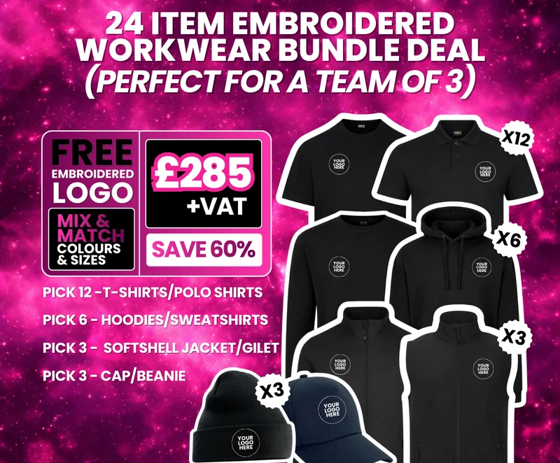 24 item embroidered bundle