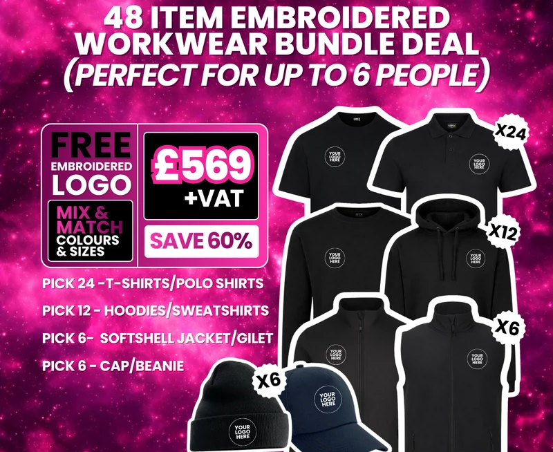 48 item embroidered bundle